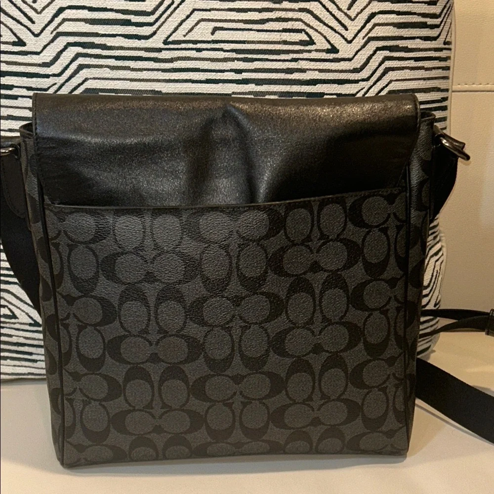 Coach Houston Map Messenger Bag